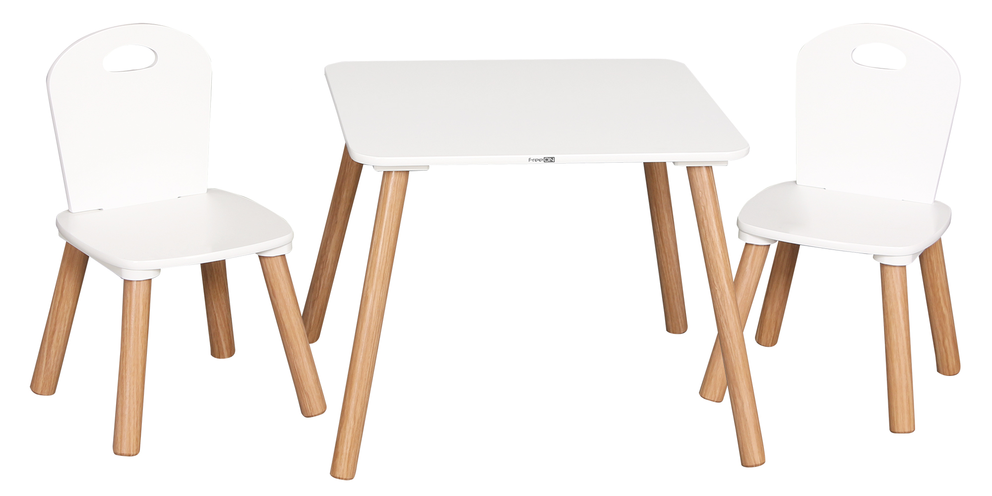 Ensemble Table Et 2 Chaises En Bois Blanc Pour Enfants A Partir De 2 Ans Petits Enfants Table D Activites Maternelle Salle De Jeux A La Maison Boutique En Ligne Ceres