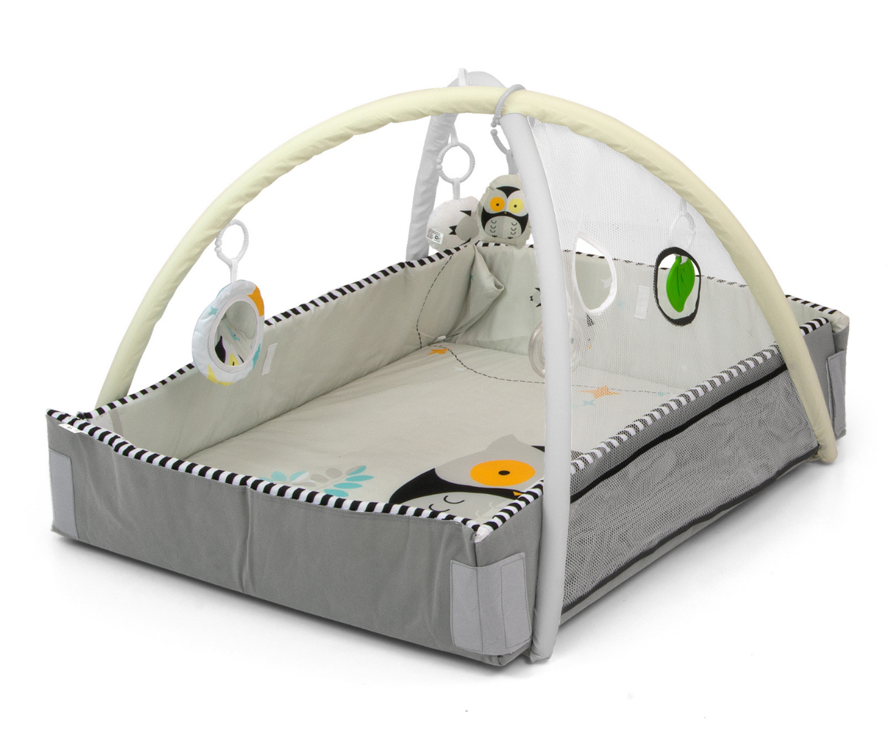 Tapis De Jeu 5 En 1 Pour Bebe Avec Cadre De Mise En Forme Ajustable