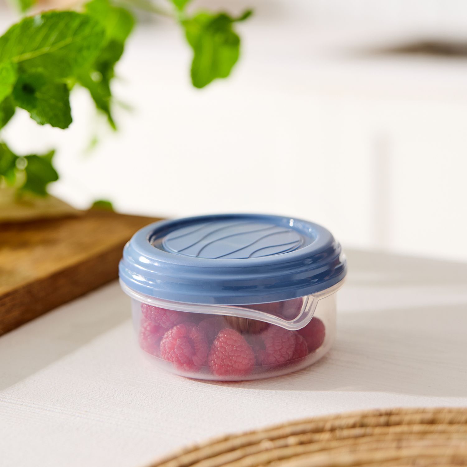 Kühlschrankdose flach, 0,4 l RONDO