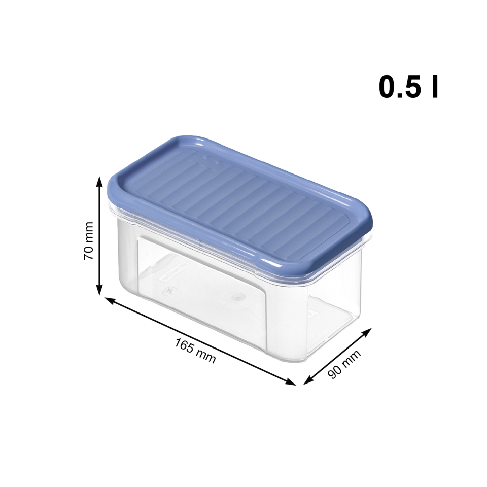 Storage tin 0.5 l DOMINO