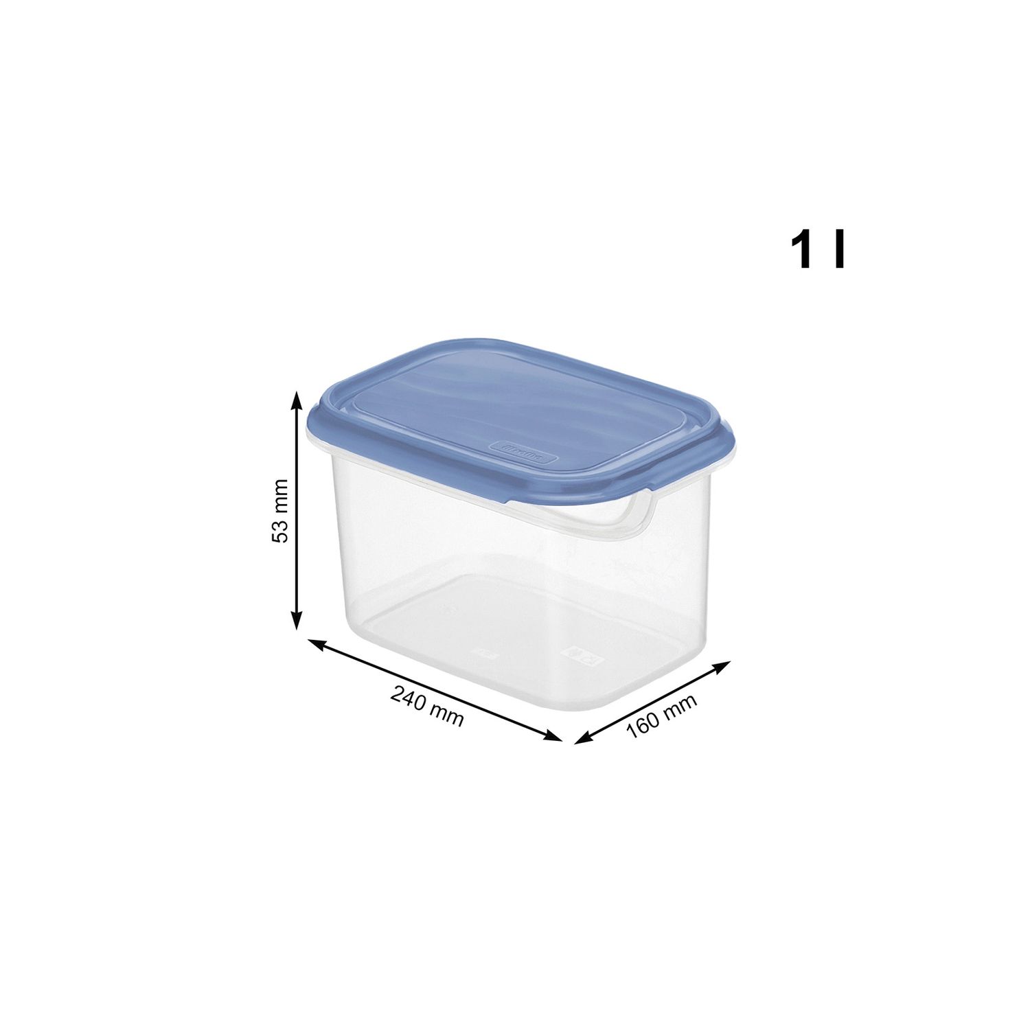 Réfrigérateur carré, haut 1 l RONDO