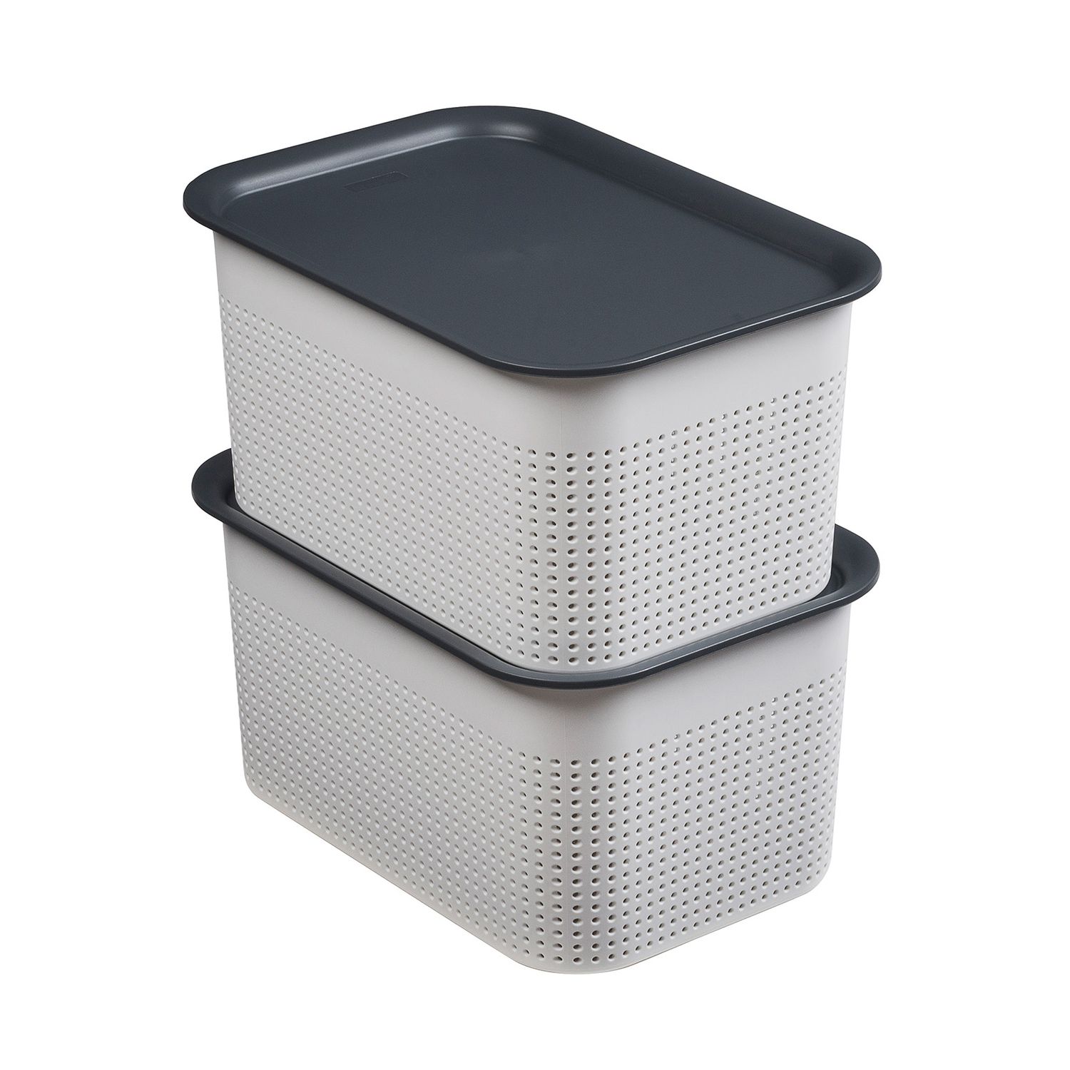 2er Set Boxen mit Deckel 4,5 l BRISEN