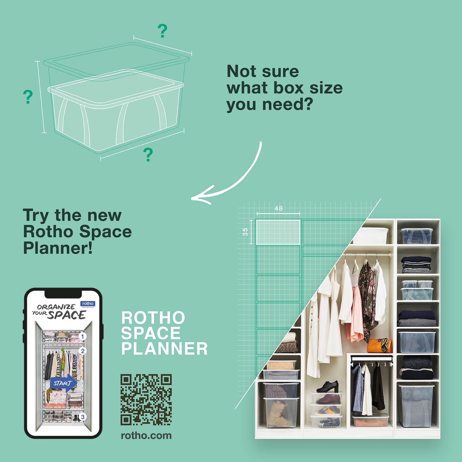 Contenitore 25 l LONA – Rotho Italia