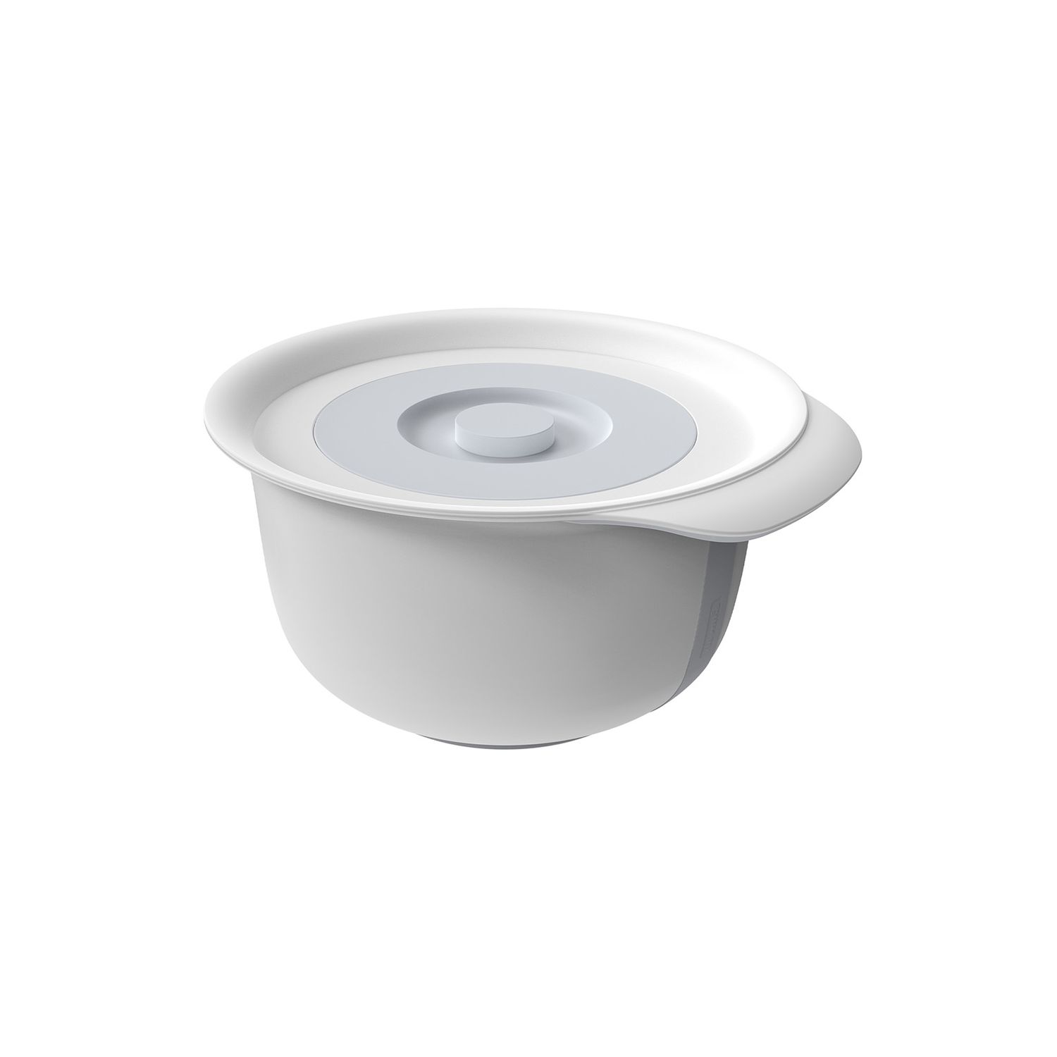 Ciotola Organica Amsterdam 182054 In Gres Bianco, 14x7 Cm, Fatta A Mano Con Smaltatura Olandese