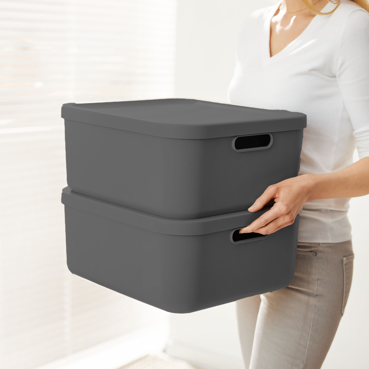 Aufbewahrungsbox 20l 2er-Set ALBULA LIGHT