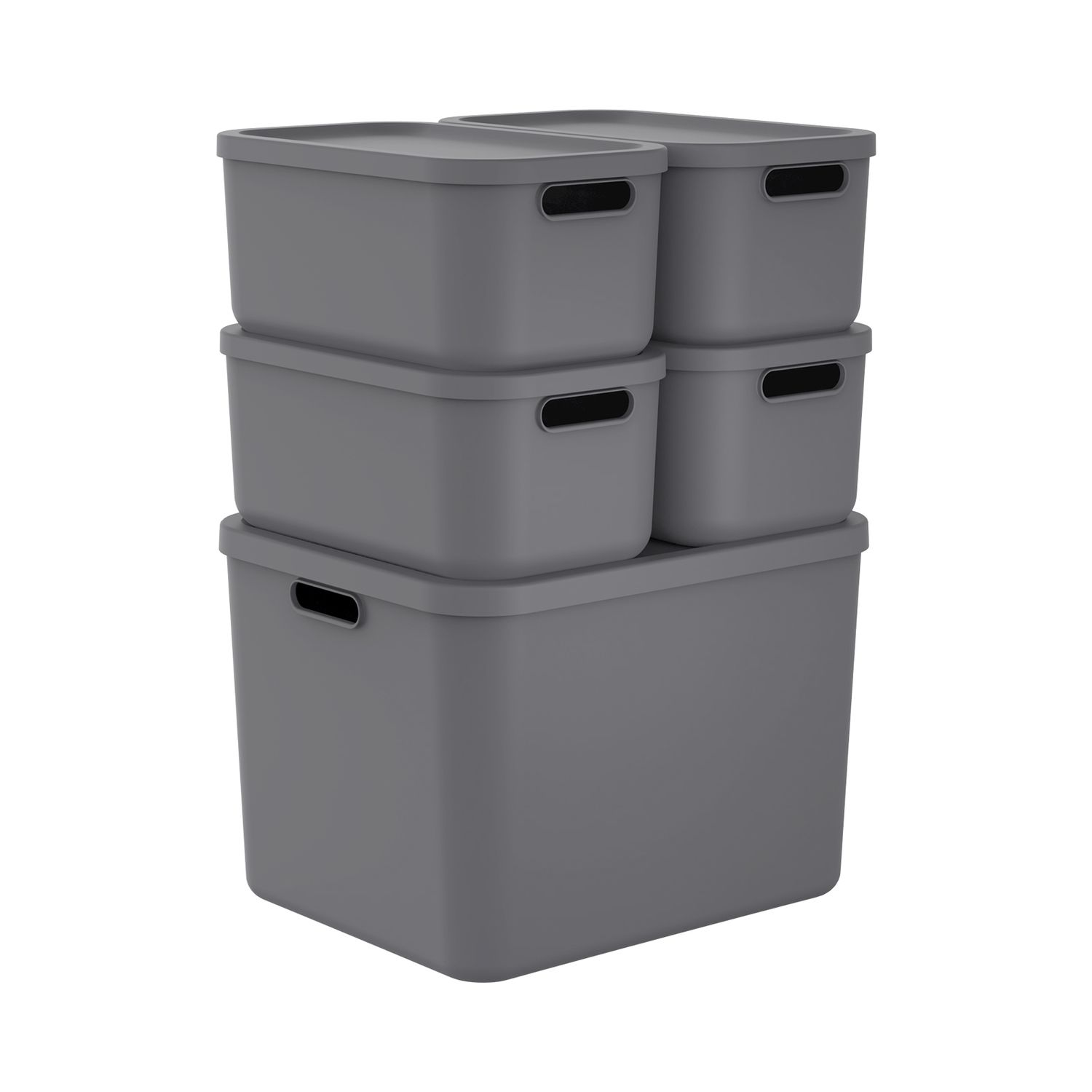 Set di contenitori – 1x 55 L + 4x 12 L ALBULA LIGHT