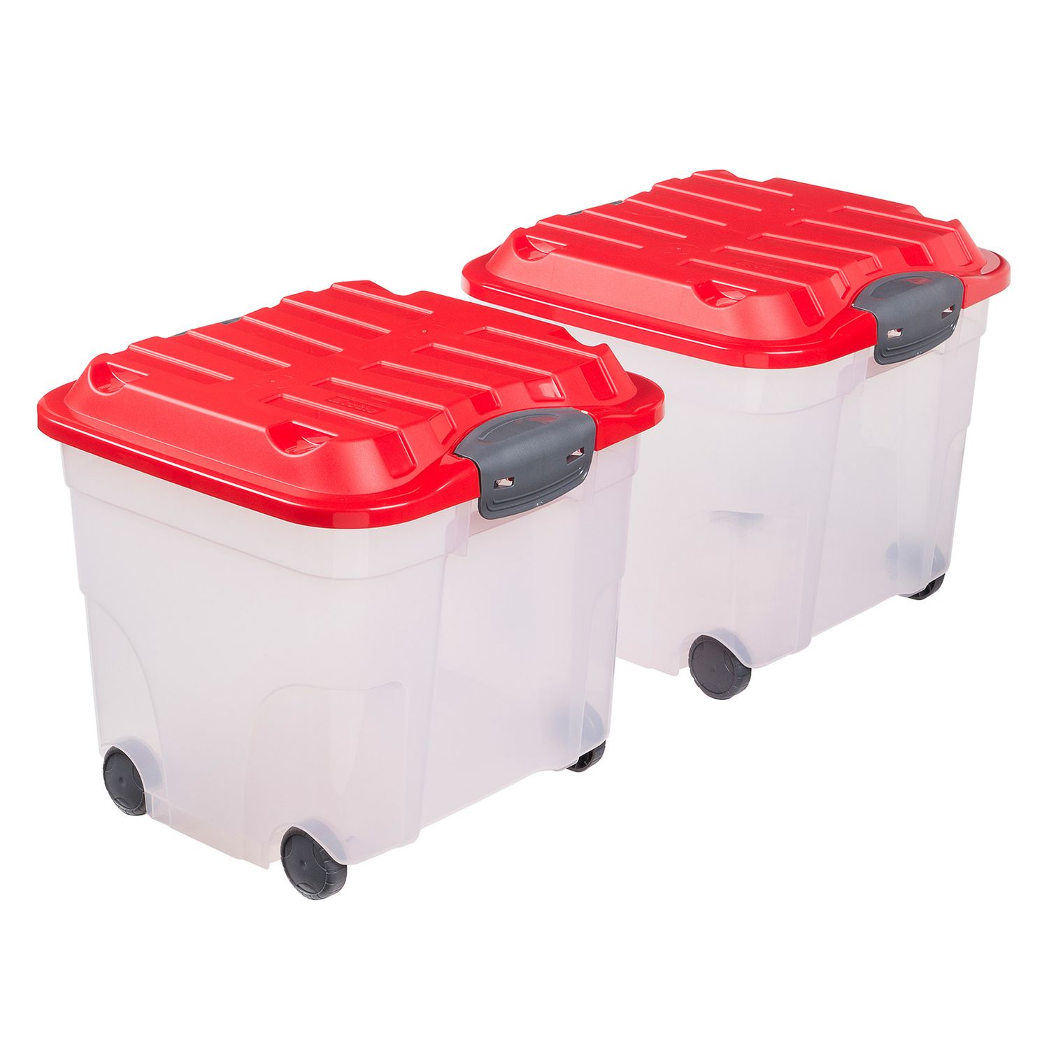 Set Aufbewahrungsboxen mit Rollen 30l 4tlg