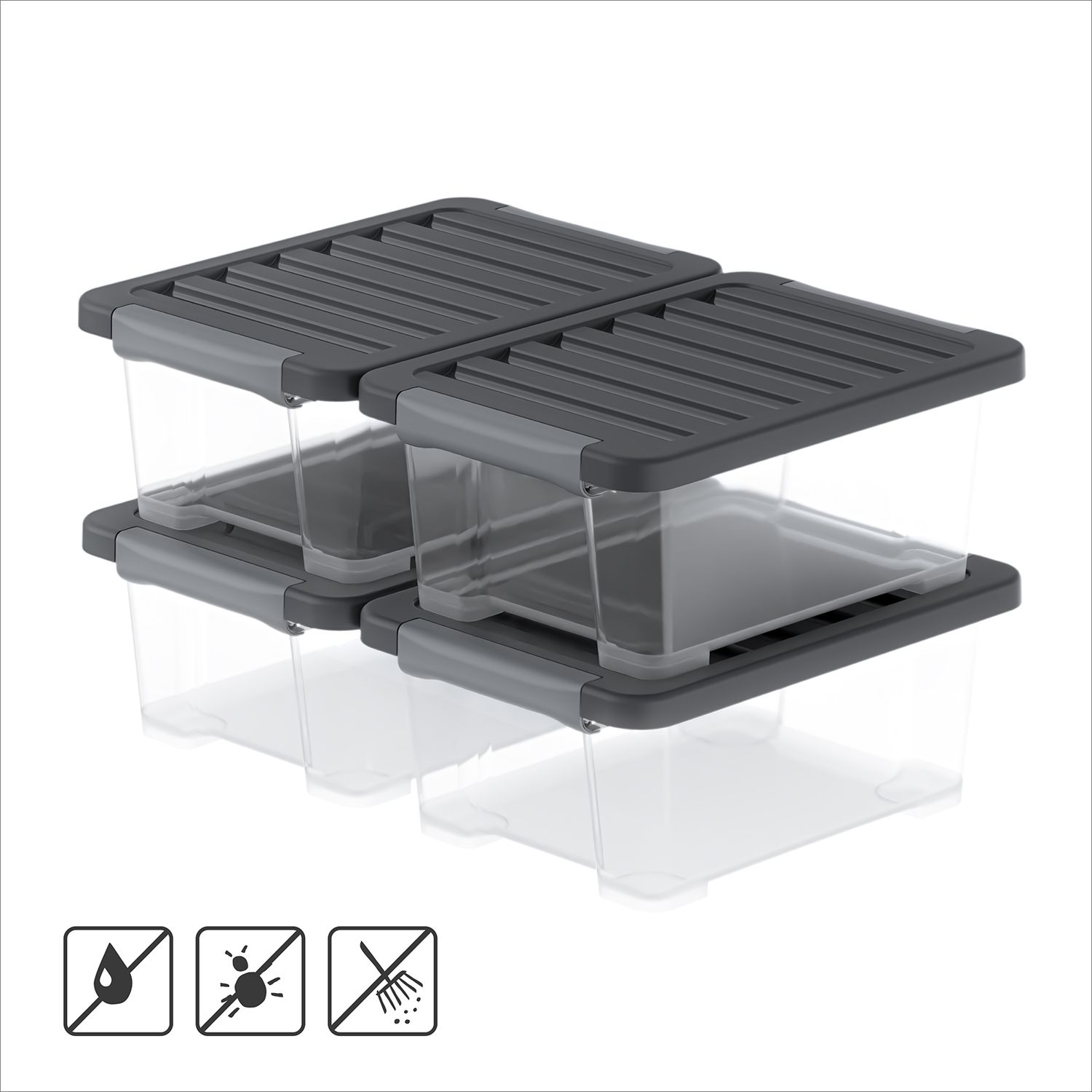 Set de boîtes – 4 pièces – 11 l CORE Pro