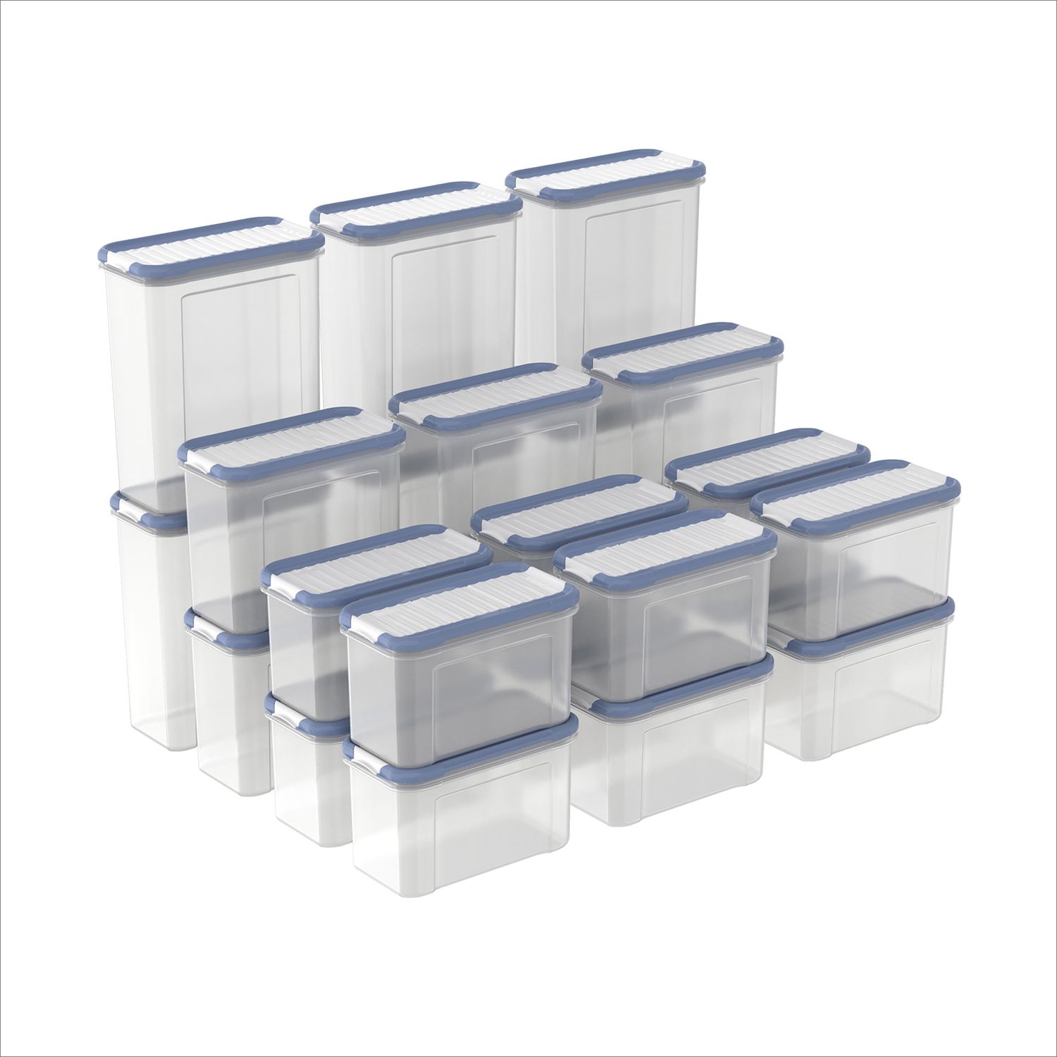 Boîtes de conservation DOMINO - Set 24 pièces