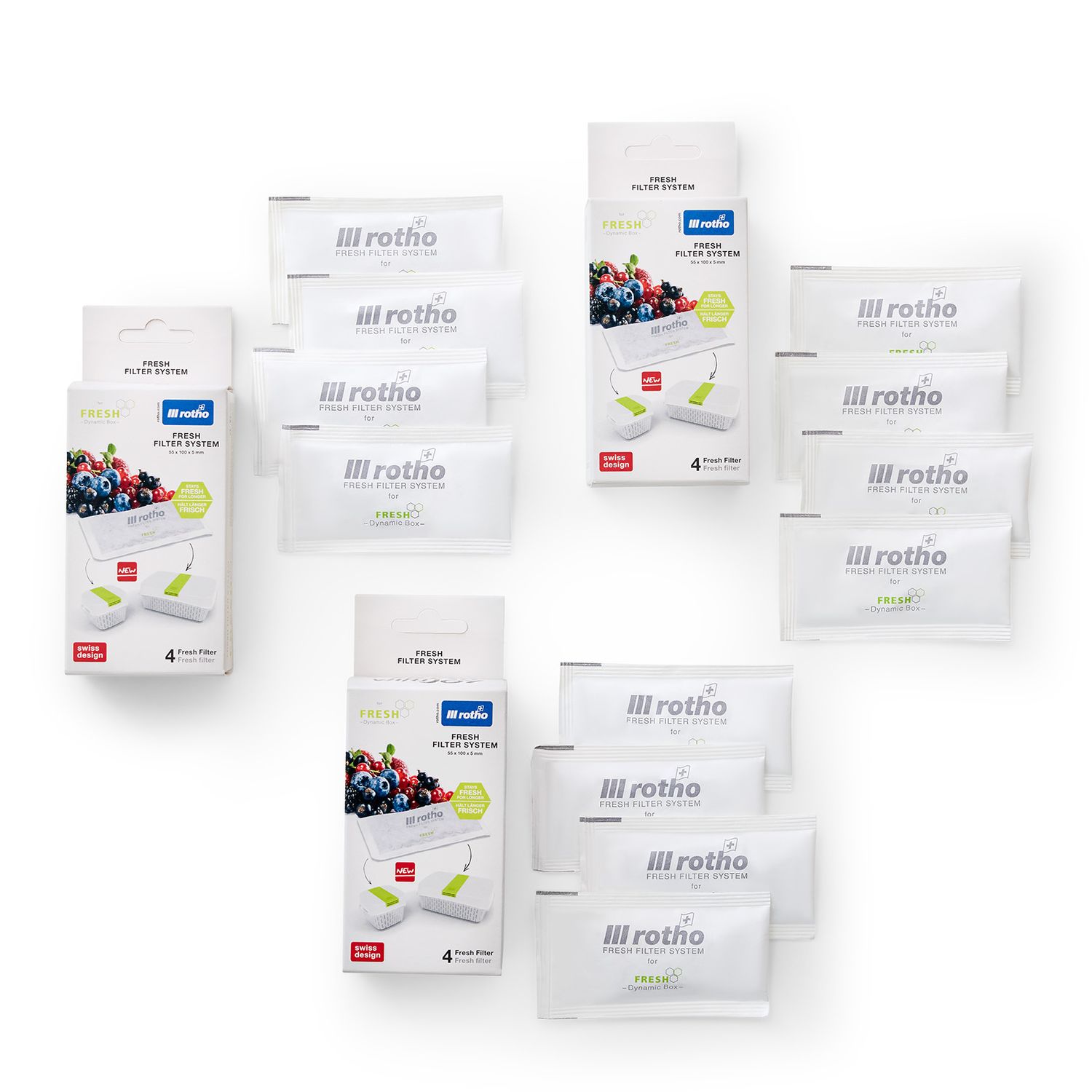 12er Set Filter System FRESH