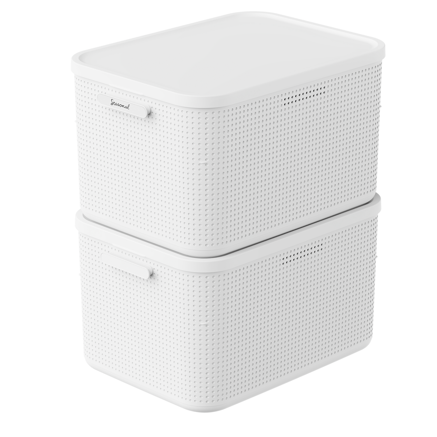 Boîte de rangement L avec support pour parfum – lot de 2 | WOP