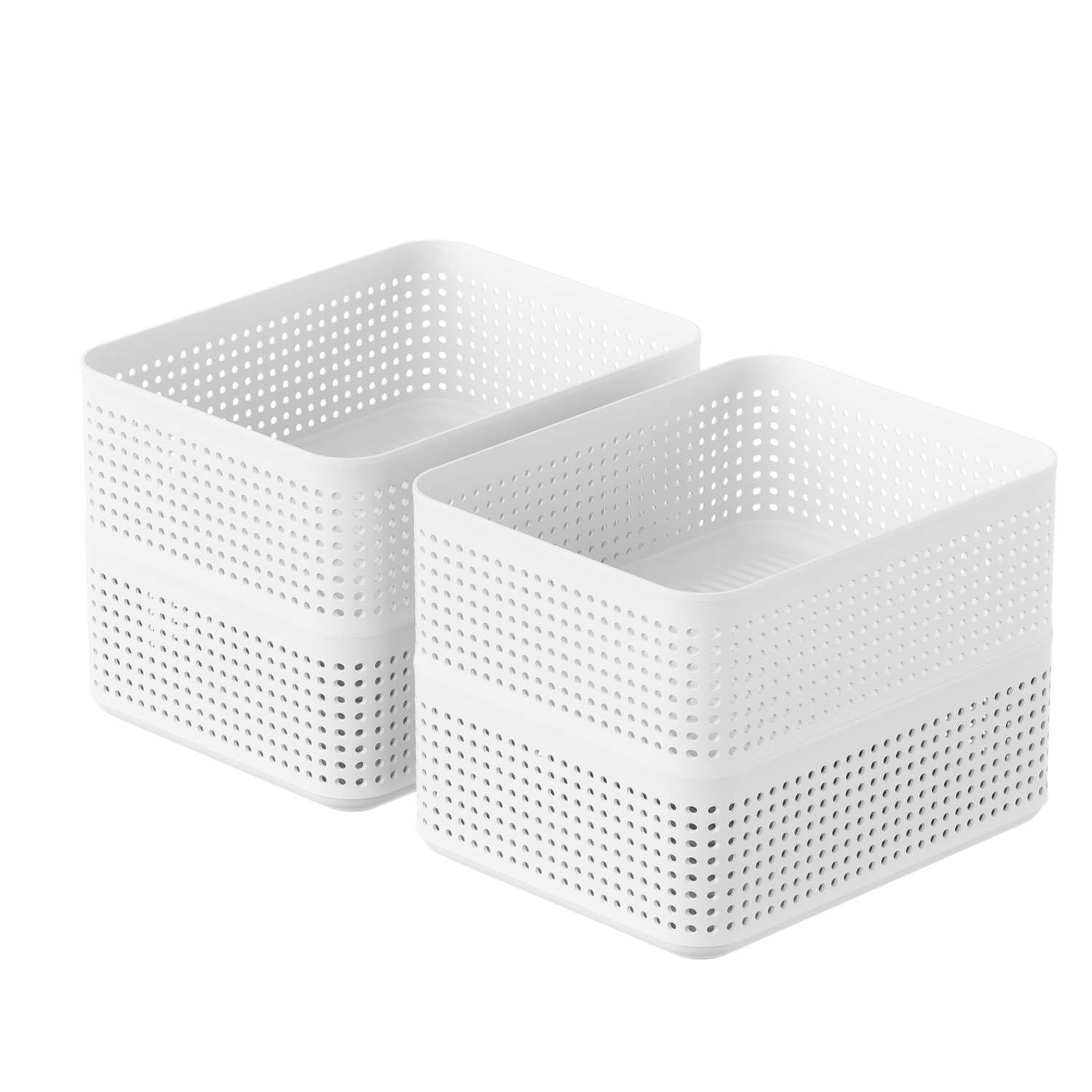 Panier de rangement pour armoire L – lot de 4 | WOP
