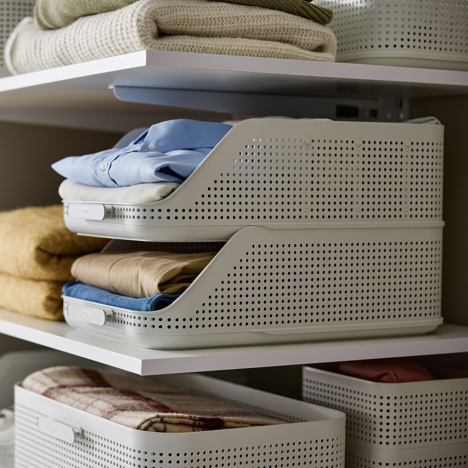 Plateau de rangement pour armoire L – lot de 2 | WOP