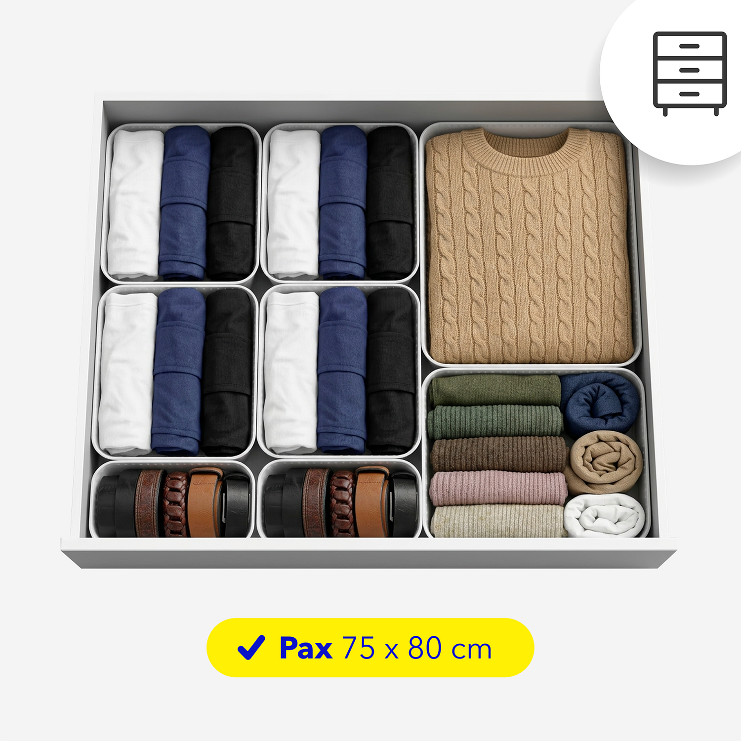 Set de démarrage petits organisateurs pour PAX – 8 pièces | WOP