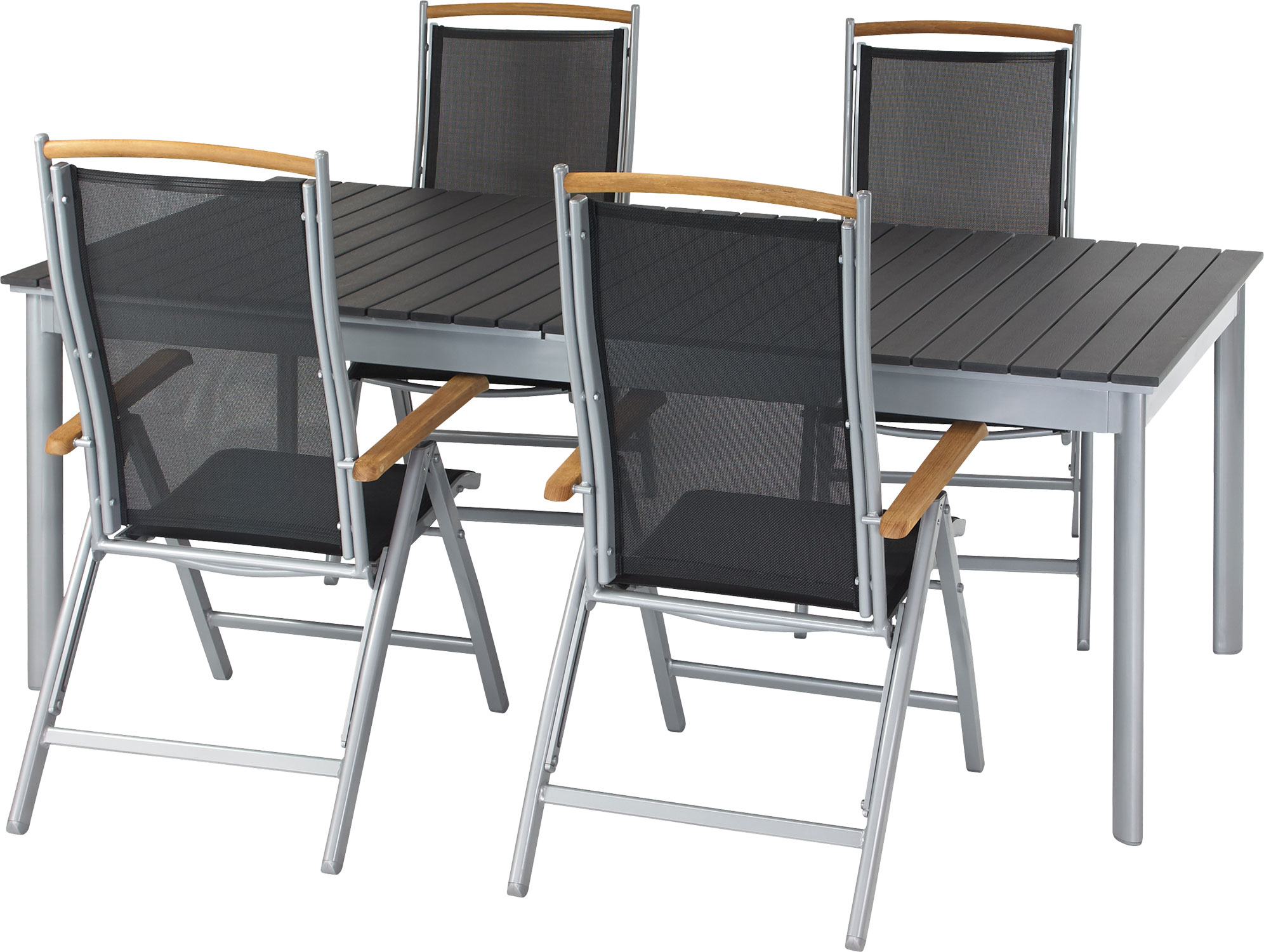 ib style® Polywood Gartengarnitur Ausziehtisch Gartenmöbel versch