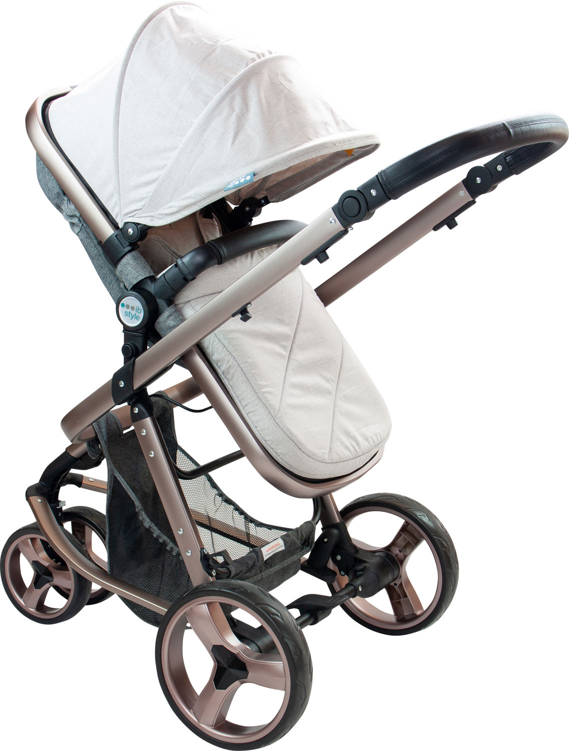 ib style®ELEGANCE 3 in 1 Kombi Kinderwagen Buggy Autositz Babyschale Komplettset