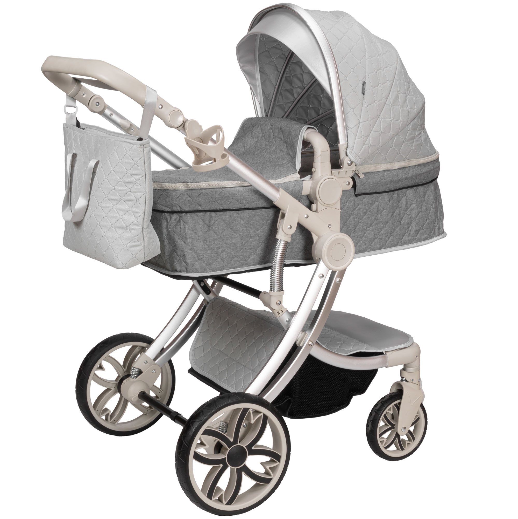 Juma 3 in 1 Kombi Kinderwagen inkl. Babyschale Buggy Autokindersitz