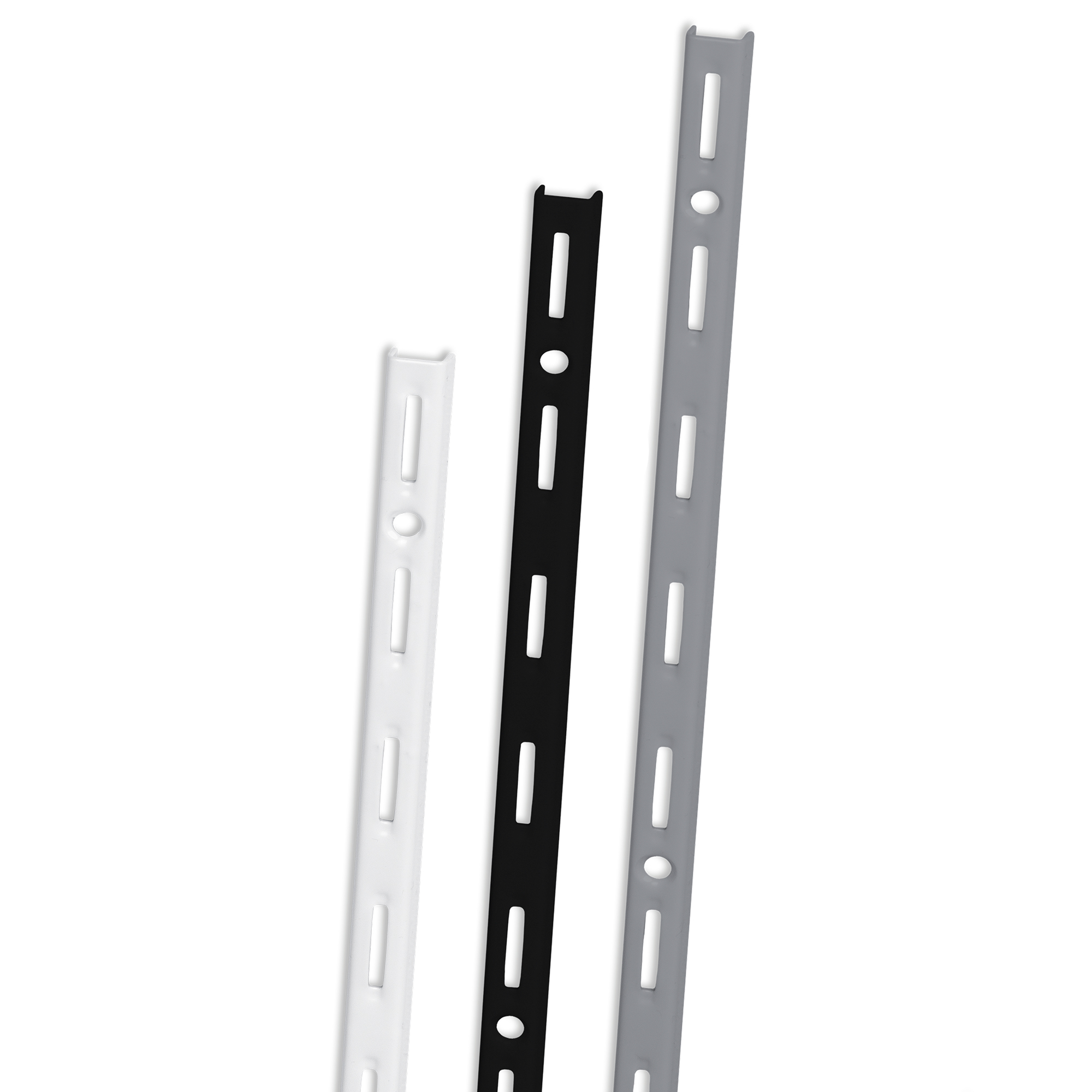 ib style® 10er Set Wandschienen Regalschienen Raster 50mm 1-reihig ver. Größen ib style® 10er Set Wandschienen Regalschienen Raster 50mm 1-reihig ver. Größen