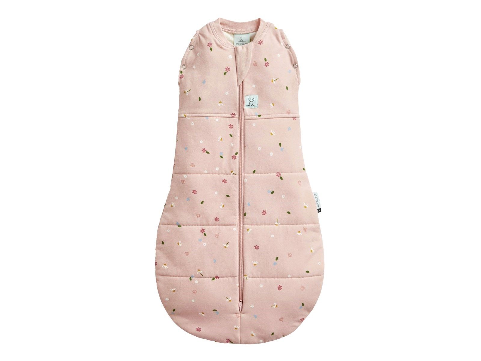 Baby Puck- und Schlafsack Winter "ergoCocoon" daisies | Naturbettwaren24