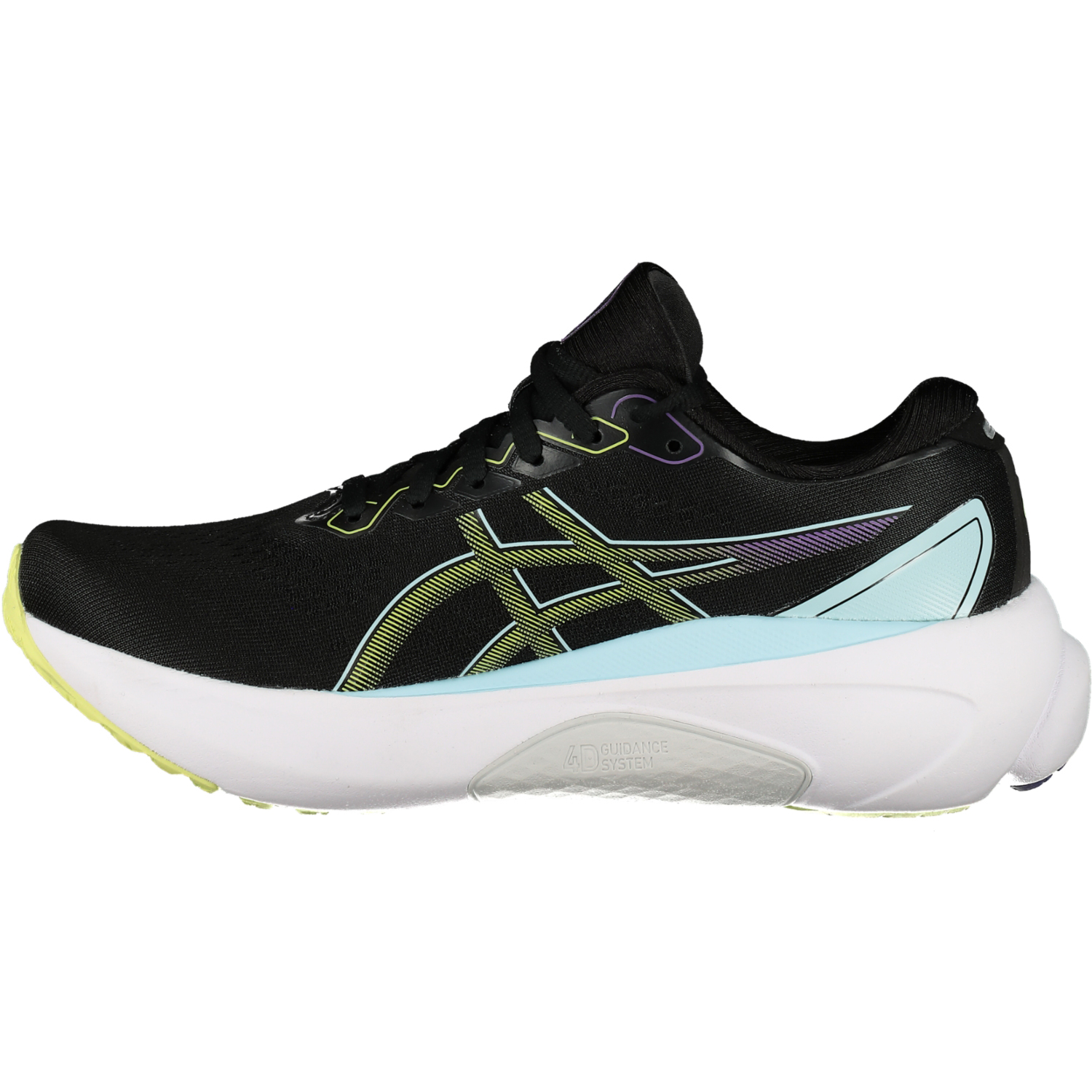 Asics Gel-Kayano 30 Laufschuhe Damen Black/Glow Yellow Asics Gel-Kayano 30 Laufschuhe Damen Black/Glow Yellow