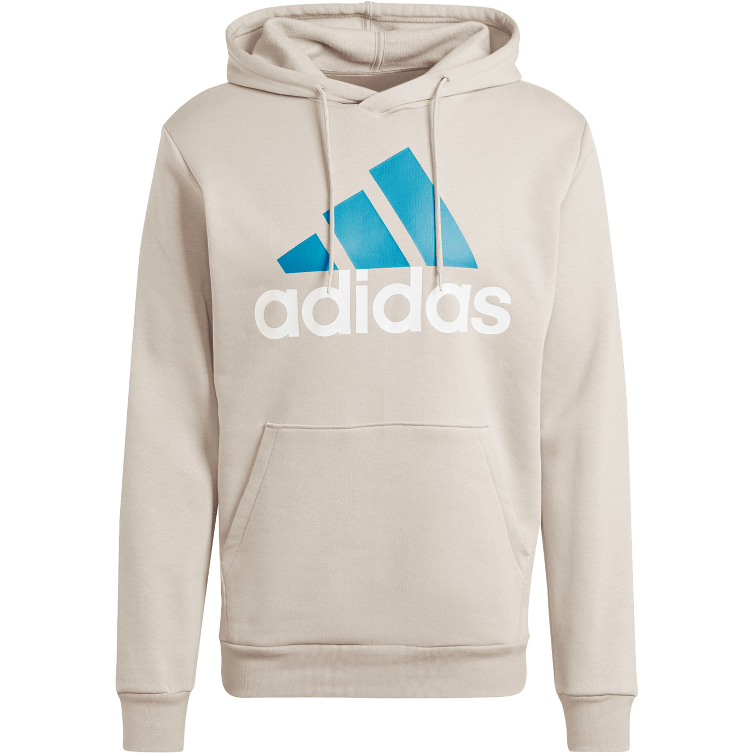 adidas Performance Big Logo Fleece Hoodie Kapuzenpullover Herren wonder beige plentyShop LTS