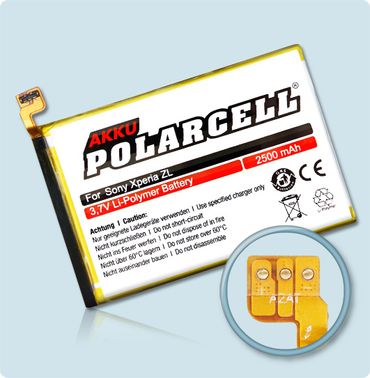PolarCell Li-Polymer Akku Sony Xperia ZL