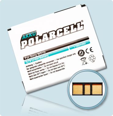 PolarCell Li-Ion Akku Sony-Ericsson W910i