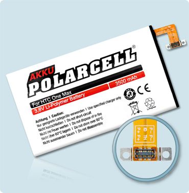 PolarCell Li-Polymer Akku HTC One Max