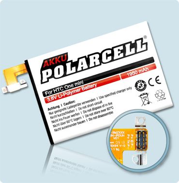 PolarCell Li-Polymer Akku HTC One mini