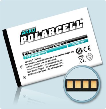 PolarCell Li-Ion Akku BlackBerry Curve 9320