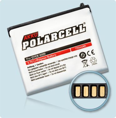 PolarCell Li-Polymer Akku Qtek 8500
