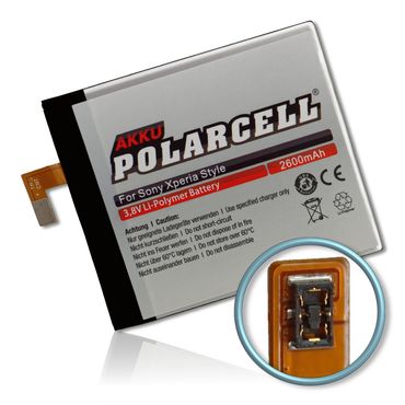 PolarCell Li-Polymer Akku Sony Xperia Style