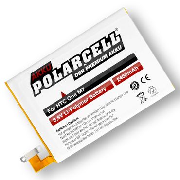 PolarCell Li-Polymer Akku HTC One (M7)