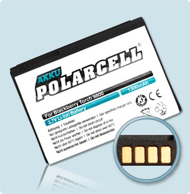 PolarCell Li-Ion Akku BlackBerry Torch 9800