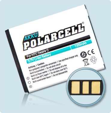 PolarCell Li-Ion Akku HTC Desire C