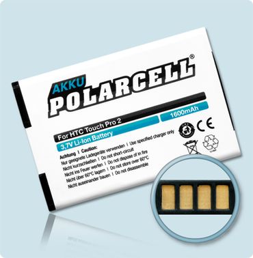 PolarCell Li-Ion Akku HTC Touch Pro 2