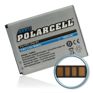PolarCell Li-Ion Akku HTC One SV