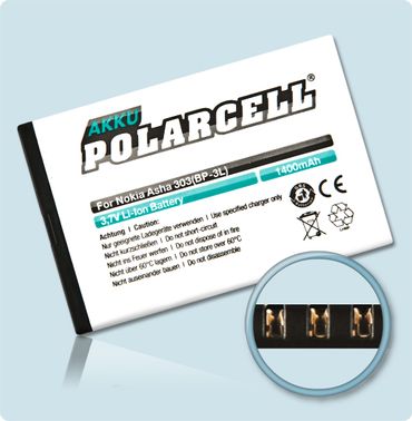PolarCell Li-Ion Akku Nokia Lumia 610