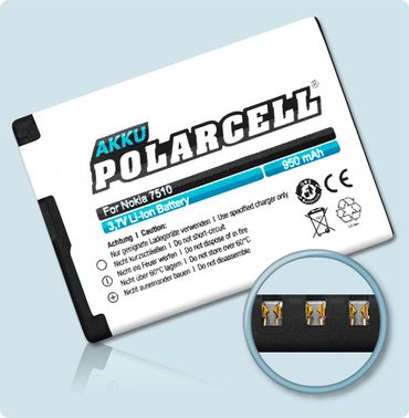 PolarCell Li-Ion Akku Nokia 7510 Supernova