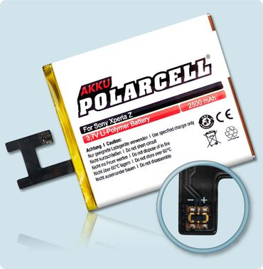 PolarCell Li-Polymer Akku Sony Xperia Z