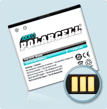 PolarCell Li-Ion Akku ZTE Blade