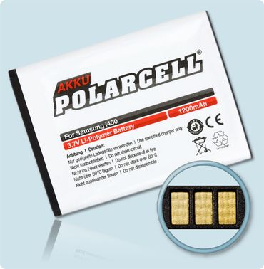PolarCell Li-Polymer Akku Samsung i450