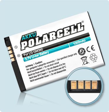 PolarCell Li-Ion Akku LG GM360