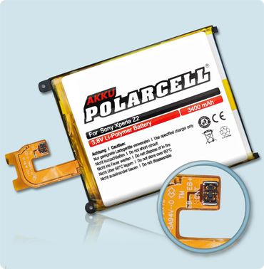 PolarCell Li-Polymer Akku Sony Xperia Z2
