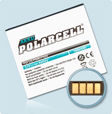 PolarCell Li-Ion Akku LG P990