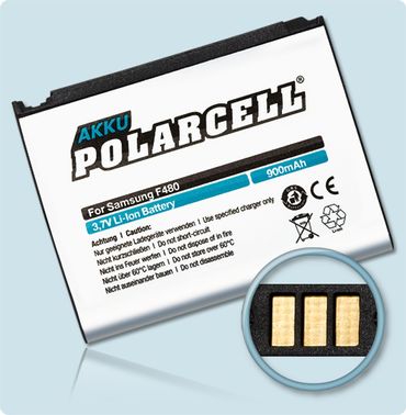 PolarCell Li-Ion Akku Samsung F480