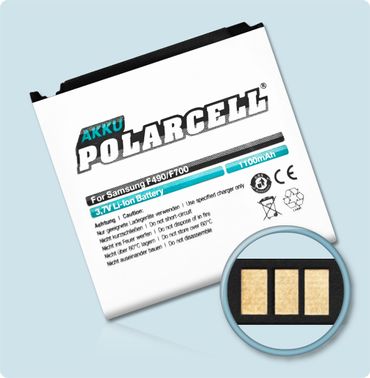 PolarCell Li-Ion Akku Samsung F490