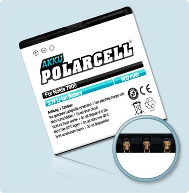 PolarCell Li-Ion Akku Nokia 7900