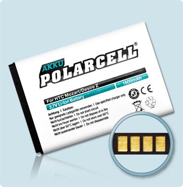 PolarCell Li-Ion Akku HTC Desire Z