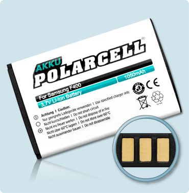 PolarCell Li-Ion Akku Samsung F400